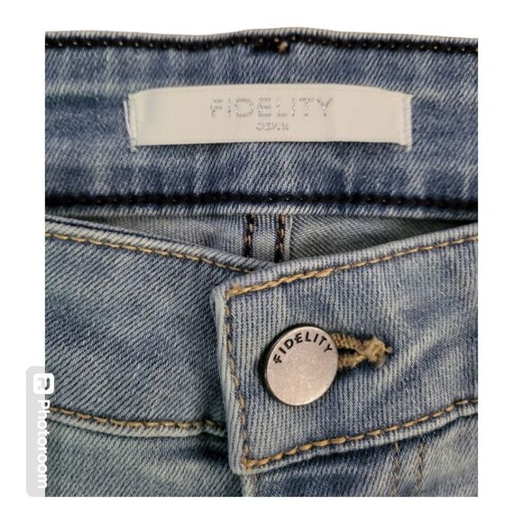 Fidelity by anthropology distressed AXL girlfriend jean - Picture 7 of 9